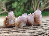 Natural Smokey Amethyst Spirit Crystals x 35 From Boekenhouthoek, South Africa