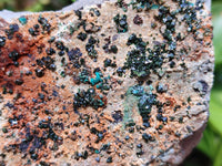 Natural Libethenite Crystals On Dolomite Matrix Specimens x 2 From Shituru, Congo