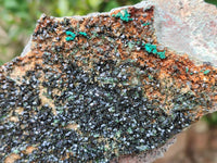 Natural Libethenite Crystals On Dolomite Matrix Specimens x 2 From Shituru, Congo