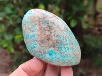 Polished Amazonite Standing and Free Forms x 6 From Zimbabwe