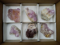Natural Amethyst Spirit Clusters x 6 From Boekenhouthoek, South Africa