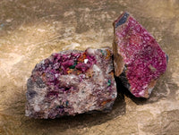 Natural Salrose Cobaltion Dolomite Specimens x 12 From Kakanda, Congo