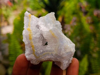 Natural Etched Blue Chalcedony Geodes x 12 From Nsanje, Malawi