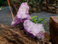 Natural Stichtite Cobbed Specimens x 5 From Barberton, South Africa