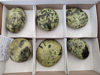 Polished Leopard Free Forms x 6 From Zimbabwe