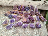 Natural Small Amethystos Amethyst Clusters x 86 From Kwaggafontein, South Africa