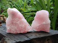 Natural Cobbed Rose Quartz Specimens x 16 From Northern Cape, South Africa