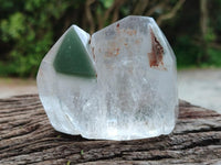 Polished Mixed Inclusions Quartz Crystals x 5 From Madagascar