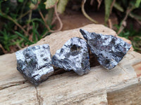 Natural Small Bright Silver Lead Galena Cobbed Specimens x 20 From Kaokoveld, Namibia