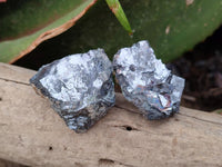 Natural Small Bright Silver Lead Galena Cobbed Specimens x 20 From Kaokoveld, Namibia
