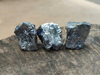 Natural Small Bright Silver Lead Galena Cobbed Specimens x 20 From Kaokoveld, Namibia