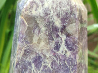 Polished Lepidolite With Pink Rubellite Standing Point x 1 From Ambatondrazaka, Madagascar