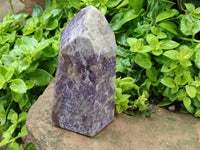 Polished Lepidolite With Pink Rubellite Standing Point x 1 From Ambatondrazaka, Madagascar