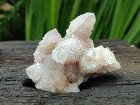 Natural Lilac Spirit Quartz Clusters x 12 From Boekenhouthoek, South Africa