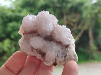Natural Lilac Spirit Quartz Clusters x 12 From Boekenhouthoek, South Africa