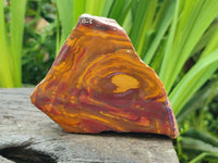 Polished On One Side Nguni Jasper Slabs x 3 From Northern Cape, South Africa