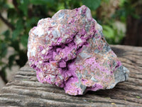 Natural Salrose Cobaltion Dolomite with Malachite Specimens x 6 From Kakanda, Congo