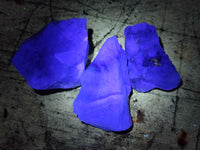 Natural Watermelon Fluorite Cobbed Specimens x 24 From Uis, Namibia