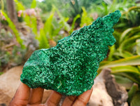 Natural Silky Malachite Specimens x 4 From Kasompe, Congo