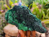 Natural Silky Malachite Specimens x 4 From Kasompe, Congo