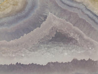 Polished On One Side Blue Lace Agate Geodes x 6 From Nsanje, Malawi