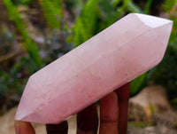 Polished Double Terminated Rose Quartz Crystals x 6 From Madagascar