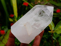 Polished Clear Quartz Crystals x 3 From Madagascar