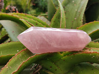 Polished Double Terminated Rose Quartz Crystals x 6 From Madagascar