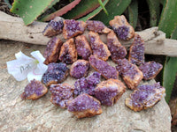 Natural Amethystos Amethyst Clusters x 35 From Kwaggafontein, South Africa