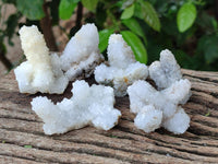 Natural Drusy Snow Finger Crystals x 20 From Albert's Mountain, Lesotho