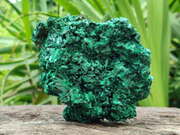 Natural Silky Malachite Specimens x 2 From Kasompe, Congo