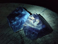 Natural Sky Blue Calcite Specimens x 12 From Namibia