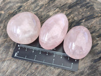 Polished Rose Quartz Palm Stones x 20 From Madagascar