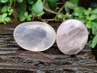 Polished Rose Quartz Palm Stones x 20 From Madagascar