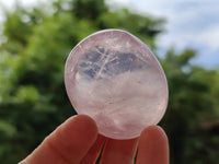 Polished Rose Quartz Palm Stones x 20 From Madagascar