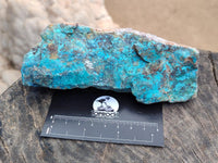 Natural Shattuckite Cobbed Pieces x 4 From Kaokoveld, Namibia