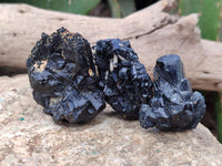 Natural Schorl Black Tourmaline Specimens x 27 From Erongo, Namibia