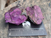 Natural Metallic Purpurite Specimens x 12 From Erongo, Namibia