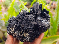 Natural Schorl Black Tourmaline Specimens x 2 From Erongo, Namibia