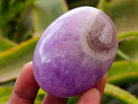 Polished Chevron Amethyst Galets x 20 From Madagascar