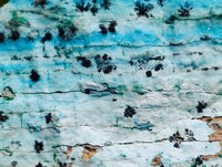 Natural Drusy Coated Chrysocolla With Malachite Specimens x 2 From Lupoto Mine, Congo