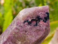 Polished Lepidolite With Pink Rubellite Points x 3 From Ambatondrazaka, Madagascar