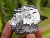 Natural Bright Silver Lead Galena Cobbed Specimens x 12 From Kaokoveld, Namibia