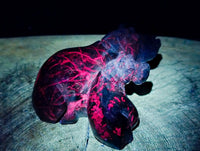 Hand Made Verdite Hippos Carvings x 2 From Zimbabwe