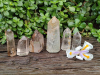 Polished Quartz Crystals With Inclusions x 6 From Madagascar