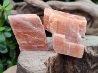 Natural Sunset Orange Calcite Specimens x 24 From Spitzkop, Namibia