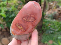 Polished Polychrome Jasper Standing Free Forms x 3 From NW Coast, Madagascar