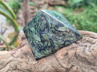 Polished Stromatolite Pyramids x 4 From Katsepy, Madagascar