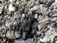 Natural Schorl Black Tourmaline with Vermiculite x 1 From Erongo, Namibia