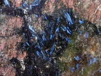 Polished Blue Speck Iolite Water Sapphire Standing Free Forms x 2 From Ambatofinandrahana, Madagascar